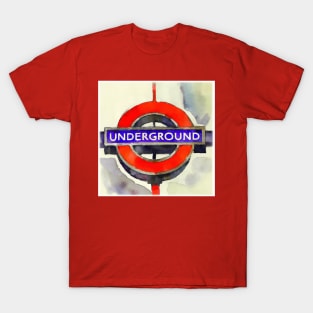 Abstract London Underground Sign T-Shirt